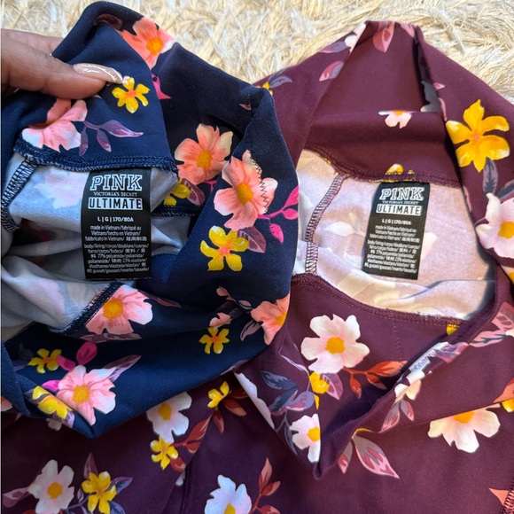 PINK Victoria's Secret Floral Leggings - Picture 4 of 4